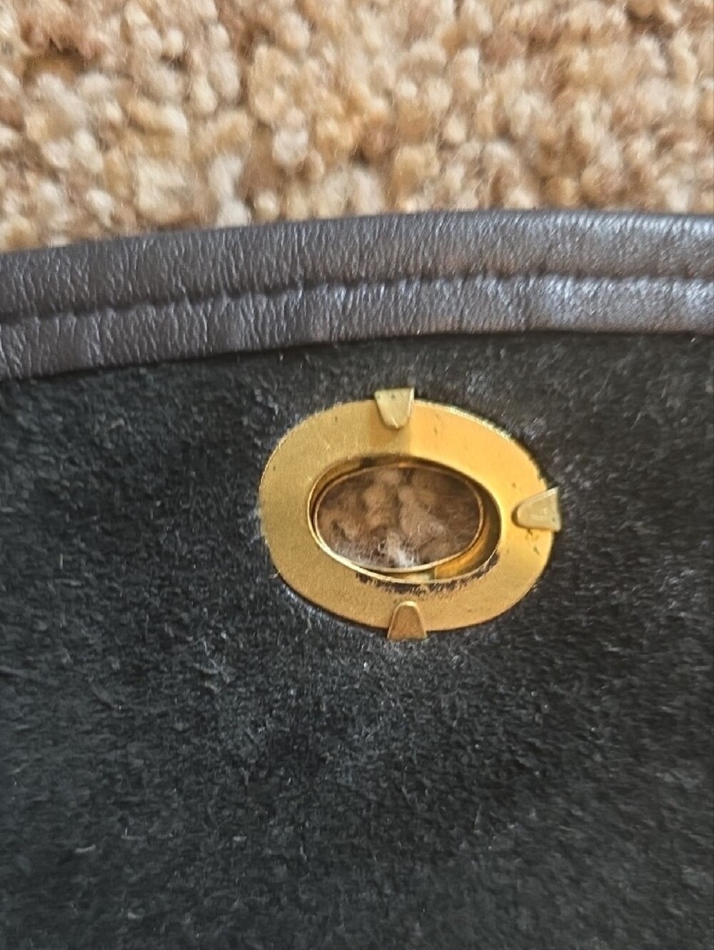 2007 Coach City Bag Crossbody Bag with Gold Turn-Lock  Fixer-Upper - Picture 4 of 9